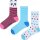 12 Paar Mädchen Socken mit Muster bunt, Gr. 23-26 31-34 35-38