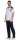 Herren Pyjama Baumwolle Schlafhose und Shirt kurz-arm; Graumeliert M