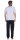 Herren Pyjama Baumwolle Schlafhose und Shirt kurz-arm; Graumeliert M