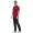 Herren Pyjama Sommer Schlafhose und Shirt kurz-arm; Rot L