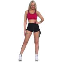 Damen Sport-BH ohne Bügel in 5 Farben, Mittlere Stützkraft Purpur M