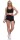 Damen Sport Shorts Hotpants kurz Radler Fitness; Schwarz XL/2XL