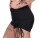 Damen Sport Shorts Hotpants kurz Radler Fitness; Schwarz XL/2XL