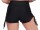 Damen Sport Shorts Hotpants kurz Radler Fitness; Schwarz XL/2XL