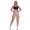 Damen Sport Shorts Hotpants kurz Radler Fitness; Rosa XS/S