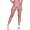 Damen Sport Shorts Hotpants kurz Radler Fitness; Rosa XS/S