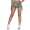 Damen Sport Shorts Hotpants kurz Radler Fitness; Khaki M/L