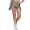 Damen Sport Shorts Hotpants kurz Radler Fitness; Khaki M/L