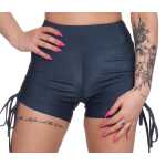 Damen Sport Shorts Hotpants kurz Radler Fitness; Grafit XS/S