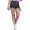 Damen Sport Shorts Hotpants kurz Radler Fitness; Grafit XS/S