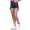 Damen Sport Shorts Hotpants kurz Radler Fitness; Grafit XS/S