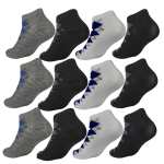 12 Paar Sneaker Socken Herren Damen Sport Socken Baumwolle, 39-42 43-46