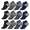 12 Paar Sneaker Socken Herren Damen Sport Socken Baumwolle, 39-42 43-46