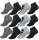 12 Paar Sneaker Socken Herren Damen Sport Socken Baumwolle, 12 Paar, mix1 39-42