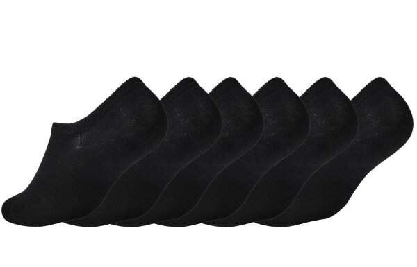 12 Paar Sneaker Viskose Socken Damen & Herren Atmungsaktiv Sport Socken,  12 Paar, schwarz 43-46