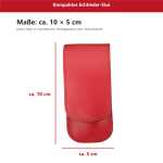 3-teiliges Solingen Maniküre Set mit Leder Etui, Nagelschere, Feile, Pinzette, Made in Germany