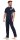 Herren Pyjama Sommer Schlafhose und Shirt kurz-arm; Dunkelblau XL