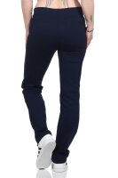 Damen Jogginghose lang Sport-Hose Baumwolle mit Tasche; XS S M L XL 2XL