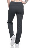 Damen Jogginghose lang Sport-Hose Baumwolle mit Tasche; XS S M L XL 2XL