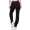 Damen Jogginghose lang Sport-Hose Baumwolle mit Tasche; Schwarz L/40