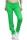 Damen Jogginghose lang Sport-Hose Baumwolle mit Tasche; Grün L/40
