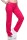 Damen Jogginghose lang Sport-Hose Baumwolle mit Tasche; Pink XS/34