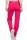 Damen Jogginghose lang Sport-Hose Baumwolle mit Tasche; Pink XS/34