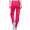 Damen Jogginghose lang Sport-Hose Baumwolle mit Tasche; Pink S/36
