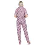 Damen Pyjama zweiteiliger Schlafanzug Pyjama-Set; M L XL 2XL