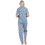 Damen Pyjama zweiteiliger Schlafanzug Pyjama-Set; M L XL 2XL