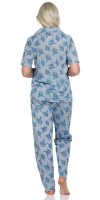 Damen Pyjama zweiteiliger Schlafanzug Pyjama-Set; M L XL 2XL