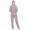 Damen Pyjama zweiteiliger Schlafanzug Pyjama-Set; Rosa L/40