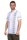 Herren Poloshirt T-Shirt Polo-Hemd Kurzarm,  Weiß XL