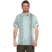 Herren Poloshirt T-Shirt Polo-Hemd Kurzarm,  Pistazie M