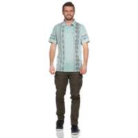 Herren Poloshirt T-Shirt Polo-Hemd Kurzarm,  Pistazie M