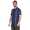 Herren Poloshirt T-Shirt Polo-Hemd Kurzarm,  Dunkelblau L