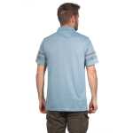 Herren Poloshirt T-Shirt Polo-Hemd Kurzarm,  Petrol L
