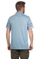 Herren Poloshirt T-Shirt Polo-Hemd Kurzarm,  Petrol L