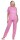 Damen Pyjama kurzarm Schlafanzug Pyjama-Set;  Pink M/38