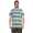 Herren Poloshirt Sommer Polo-Hemd Kurzarm gestreift, Pistazie XXL
