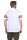 Herren Poloshirt Sommer Polo-Hemd Kurzarm gestreift, Weiß M