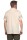 Herren Poloshirt Sommer Polo-Hemd Kurzarm mit Muster,  Beige M
