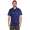 Herren Poloshirt Sommer Polo-Hemd Kurzarm mit Muster,  Dunkelblau M