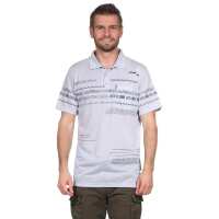 Herren Poloshirt Sommer Polo-Hemd Kurzarm mit Muster,...