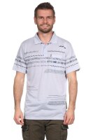 Herren Poloshirt Sommer Polo-Hemd Kurzarm mit Muster,...