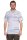 Herren Poloshirt Sommer Polo-Hemd Kurzarm mit Muster,  Hellgrau L