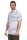 Herren Poloshirt Sommer Polo-Hemd Kurzarm mit Muster,  Hellgrau L