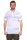 Herren Poloshirt Sommer Polo-Hemd Kurzarm mit Muster,  Weiß M