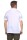 Herren Poloshirt Sommer Polo-Hemd Kurzarm mit Muster,  Weiß M