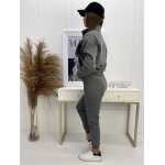 Damen Jogginganzug Freizeitanzug mit Hoodie, S M L XL